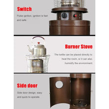 DECORN Propane Patio Heater Gas Patio Heater Floor-Standing Outdoor Heater Suitable for Balcony,Veranda,BBQ Party, Residential or Commercial Use