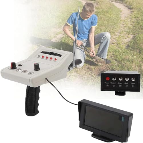 IMOSEI Remote Metal Detector, Professional High Accuracy Gold Detector with Screen, Higher Sensitivity, 16M Deep Long Range, 100M Range, for Gold Silver Copper