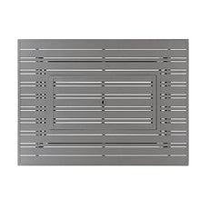Oakland Living Rectangular 48 in. x 36 in. Aluminum Propane Fire Pit Table, Glass Beads, Two Covers, Lid, 57,000 BTUs in Grey Finish