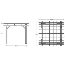 Highwood Bodhi 10x10 Pergola Weathered Acorn