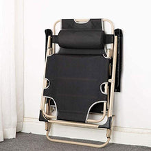 IIPOSAQQ Zero Reclining Relaxer Chair Multi Position Sun Lounger Garden Outdoor Patio Portable Beach Chair Lunch Break Chair Balcony Chair