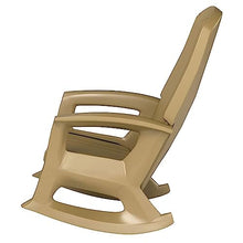 Semco Rockaway Heavy Duty All Weather Rocking Chair, Taupe, 4 Pack