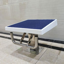 GEGEG Heavy Duty Stainless Steel Diving Platform - Non-Slip Diving Board - for Aquatic Centers and Stadiums(Sea Blue)