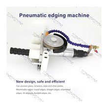 Pneumatic Edging Machine s Pneumatic Edger Straight Edge Corner Rounding Machine Ceramics Stone Edge Grinding Machine For DIY Use(5MM)