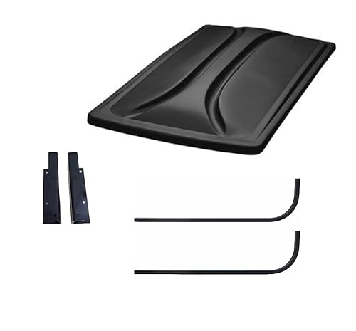 3G Universal 80" Black Extended Roof Kit for Club Car Precedent Golf Carts 2004+