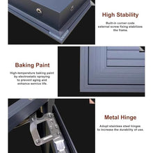 Outdoor Aluminum Access Panel Waterproof, Plumbing/Crawl Space/HVAC/Loft Access Hatch, Lockable Concealed Heavy Access Door(38x46in)