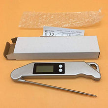 MVUYO Electronic Digital Display Thermometer Foldable Food Plug-in Barbecue Fillet Liquid Thermometer