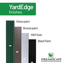 Dreamscape YardEdge Aluminum Landscape Edging Kit - 12 Strips, 6ft Each (72ft Total), Mill Finish - Professional Quality Landscaping Border, Metal Divider for Lawn, Garden, Flowerbed