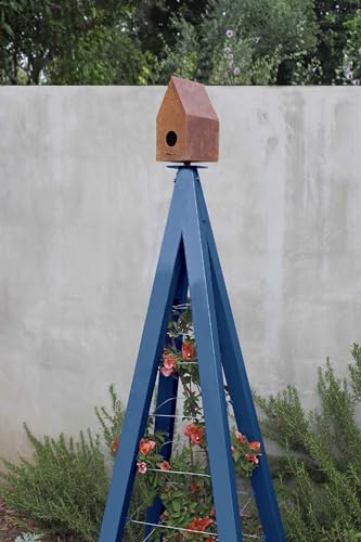 Terra Trellis Modern Bird Bungalow Large Azul/Blue