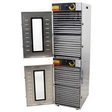 HayWHNKN Commercial Food Dehydrator Machine 40 Trays Stainless Steel Silver