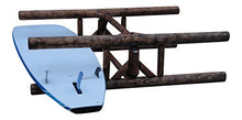 Log Kayak Rack 1 Paddle Boat Plus 2 Kayak or SUP Canyon Brown