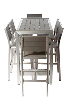 Pangea Home Betty 7 Piece Bar Set Grey