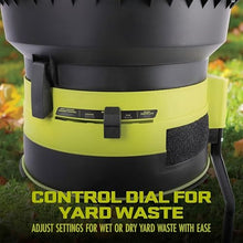 Eoweiot Leaf Mulcher Compost Shredder with Adjustable Shredding Particle Size, 2500W Electric Garden Leaf Crusher,20m Power Cord for Yard Cleanup Composting
