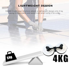 ZOCWJK Electric Water Fed Cleaning Kit - 24.5ft Solar Panel & Window Glass Brush, Extendable Pool Cleaner, Battery Powered for Outdoor Cleaning Activities,Battery(5.5m)