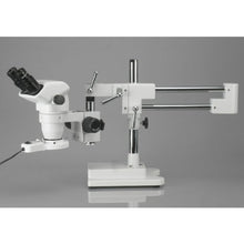 AmScope Professional Binocular Stereo Zoom Microscope with Boom Stand