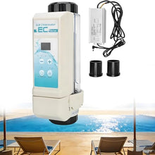 AiODiO Saltwater Chlorinator,with Titanium Cell, Digital Display & Self-Cleaning Function, Chlorine Production: 8/12 / 16/20 g/H, for Swimming Pool, Spa Pool 8g/H