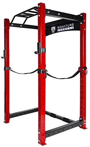 Signature Fitness SF-3 Power Cage Squat Rack Black