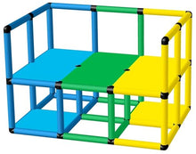 Funphix Outer Railing Swimming Pool Platform for Toddlers and Kids – Learn to Swim Outdoor Playset – Multi-Level Toddler Swim Platform for Swim School, Backyard Pool – Colorful Kids Pool Equipment