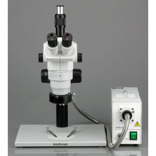 AmScope Digital Trinocular Stereo Zoom Microscope with 5MP Camera White