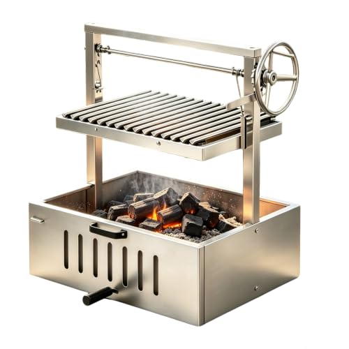 KUSOLE Built-in/Tabletop Outdoor Charcoal Grill 304StainlessSteel