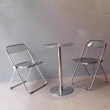TBJEN Square Aluminum Indoor-Outdoor Table with Base, Counter Height Cocktail Bistro for Home Indoor Outdoor, Stainless Steel Kitchen Breakfast Dining Side with Stable, Easy Assembly(C)