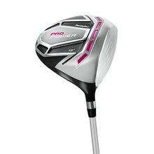 Powerbilt Pro Power Golf Clubs for Women Right Handed Silver, Black, Pink