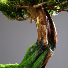 YXIANG56Q Fake Plants Decorative Ornaments Pine Tree Bonsai Simulation Plants Living Room Entrance Hotel Decorations Chinese Aquascape Bonsai Tree