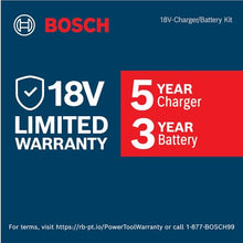 Bosch GXS18V-32N112 18V Starter Kit with (1) CORE18V® 12 Ah High Power Battery and (1) 18V 16 Amp Battery Turbo Charger
