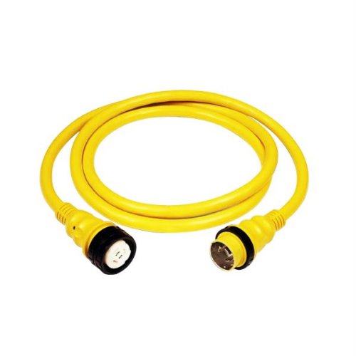 212 Main 50Amp 125-250V Shore Power Cable Yellow 50 in.
