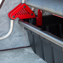 Eskimo Eskape 2400 Insulated 2-Person Ice Fishing Shelter with Sled and Bench Seat Red/Black