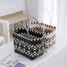 WERTGHJ Handmade Rattan Picnic Basket Fruit Storage(D)