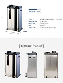Omnipack Automatic Wet Umbrella Wrapper Packing Machine with Bags Dispenser, Stainless Steel, Silver