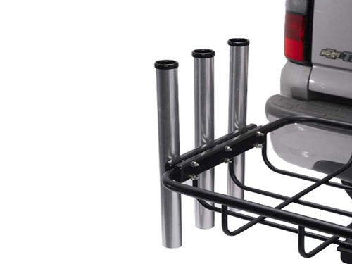 StowAway Carriers Hitch Mount Rod Holder Swingaway Frame Black