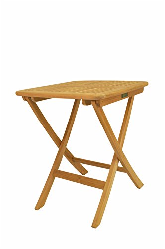 Anderson Teak TBF-024S Windsor Square Picnic Folding Table, 24"