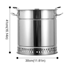 Tiuheyo Stainless Steel Smokeless Charcoal Barrel Grill, Portable Vertical Hanging BBQ Smoker with 20 Skewers, 360-Degree Surround Grilling, 36x43CM, for Indoor and Outdoor Use