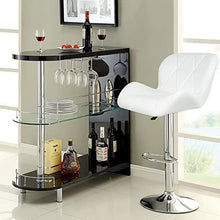 HASMI Bar Stools 2PCS/Set Bar Stools Modern Minimalist High Stools Backrest Bar Chairs Cash Register High Stools Household Bar Stools Lift Bar Stools Bar Chairs (Color : Black 2 PCS)