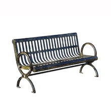 yinxx240708 Heavy-Duty Outdoor Benchs Farmhouse Outdoor Bench, Garden Benches Faux Wood Grain Finish Frame Patio Benchs for Front Porch Slatted Seat for Park, Yard & Porch
