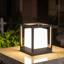 Lamp Post Lights Outdoor, Modern Outdoor Floor Lamp - 10.6" Decorative Lantern for Yard & Entrance, Stylish Post Cap Light, Ideal for Garden, Patio & Deck, Weather-Resistant Pillar Lighting