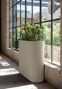 Veradek Demi Series Span Planter - Tall and Wide Outdoor Planter with Shelf