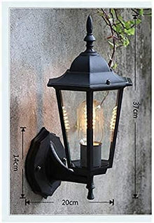 Lamp Post Lights Outdoor,Table Lamps Lights Victorian Retro Outdoor with Waterproof Function Outdoor Lighting Garden lamp American Balcony Stair Exterior E27 Size: 20X37 cm A++