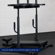 Titan Fitness Vertical Leg Press Machine 400 LB Capacity Diamond Footplate Olympic Plate Compatible