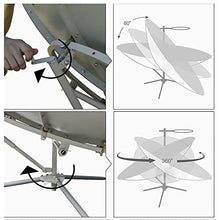 Portable Concentrating Oven BBQ Grill Multifunctional Solar Cooker Parabolic Sun Oven Outdoor Stove High Calorific Value for Home Garden Yards Camping BBQ Cooking RV 1.5M Diameter