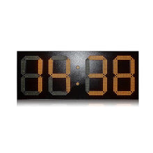 saditesdk 12IN Time Temperature Digital Screen, Digital Display, Outdoor Waterproof Led Clock, Wall-Mounted, -40℃~75℃ Working Temperature, Hanging Installation, 60°-120° Viewing an