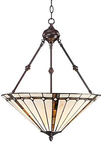 Siannon 20" Wide 3-Light Ivory Glass Pendant Light Light Fixture
