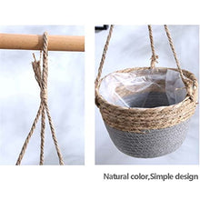 SDREYKUF Garden Pots Planters Indoors Weaving Flower Hanging Basket Plant Hanger for Plants Home Balcony Decoration