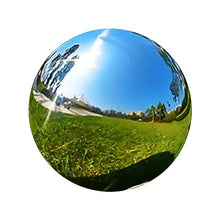 VRFTGHYJU Large Stainless Steel Gazing Ball - Mirror Finish Floating Pond Ornament, Hollow Reflective Garden Globe, Outdoor Decor for Yard & Pond(15cm)