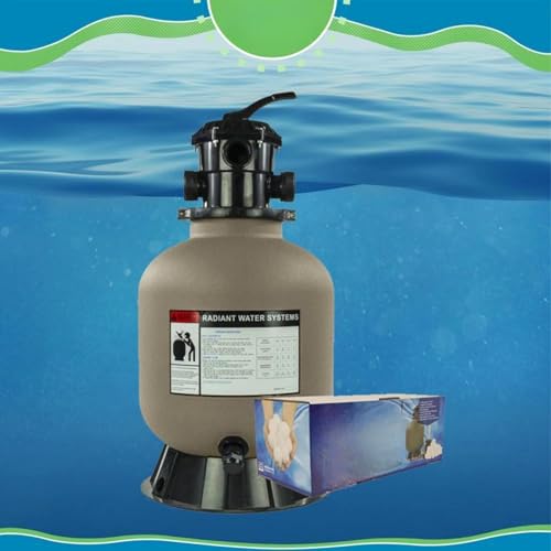 16 Inch Above Ground Swimming Pool Sand Filter for Rx Clear Radiant
