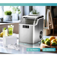 TEDILUVI Countertop Self-Cleaning Portable Compact Ice Machine with Scoop & Basket