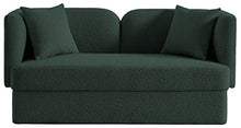 Meridian Furniture Marcel Collection Modern Loveseat Green