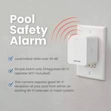 Swamcam Pool Alarm Kids Safety Camera|ASTM F2208 Certified|No Repeater
